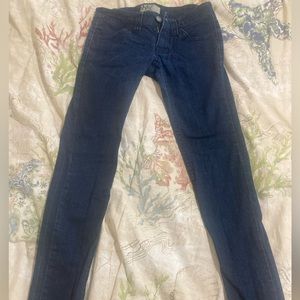 Dark Navy Wax Jeans